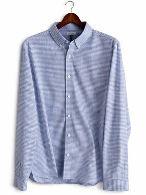 Original Penguin Light Blue Gingham Button-Down Shirt